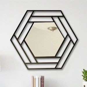 <b>Gold</b> Finished Rectangular Metal <b>Wall</b> <b>Mirror</b> Modern Design Wedding Decor Customizable Size Thickness <b>Wall</b> Mounted for Bedroom - Product Image 5