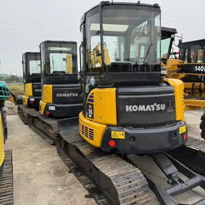 Komatsu Pc 55MR Pelle d'occasion Komatsu Pc55MR Mini pelle sur chenilles de 5 tonnes avec chenille en caoutchouc à vendre - Product Image 1