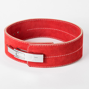 Cinturón de levantamiento de pesas de cuero de vaca ajustable personalizado para hombres y mujeres Color y tamaño personalizados resistentes al desgaste - Product Image 2