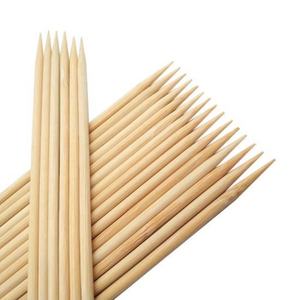 Brochettes de bambou-Usine de gros biodégradable taille personnalisée ronde bambou BBQ brochette - Product Image 1