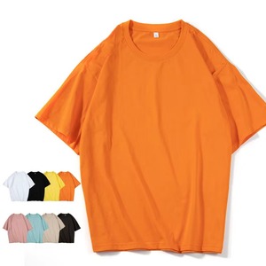 Vente en gros de t-shirts lourds logo personnalisé qualité supérieure t-shirt 100% coton hommes t-shirt coton surdimensionné t-shirts vierges - Product Image 6