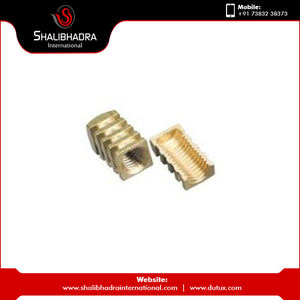 Tuercas de inserción rotacional de latón niquelado de uso industrial con hexágonos de rosca M3 de una empresa de producción de renombre - Product Image 4