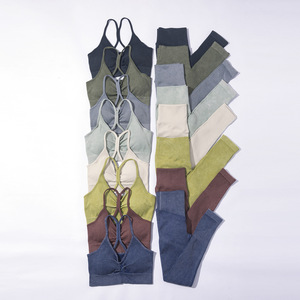 ชุดออกกำลังกายสำหรับผู้หญิงชุดออกกำลังกายยิมฟิตเนสยิมสั่งขั้นต่ำ2ชิ้น - Product Image 6