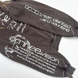 เสื้อฮู้ดสวมหัวแบบโอเวอร์ไซส์ของผู้ชายผ้าคอตตอน100% ขนาดใหญ่พิเศษพร้อมโลโก้แบบกำหนดเองสำหรับฤดูหนาว - Product Image 4