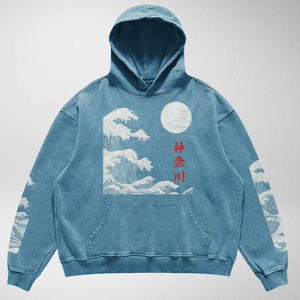 Precio barato de alta calidad 440 Gsm Super Heavy Weight Over Size Faded Hoodie Casual Wear Sudaderas con capucha para hombres - Product Image 4