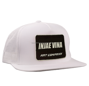 Wholesale Custom Embroidery Letter Logo Solid Flat Brim Customize <b>Hat</b> Cap 5 Panel <b>Hat</b> Unstructured Baseball Caps - Product Image 3