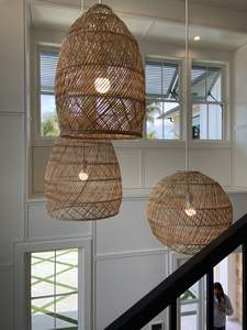 Meilleur prix Abat-jour vintage en bambou pour la décoration du salon Style minimaliste OEM ODM vente en gros de meubles fournitures fabriquées au Vietnam - Product Image 2