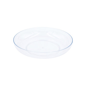จานพลาสติกลายดอกไม้ - 6 ใบ (คละสี) - Product Image 1