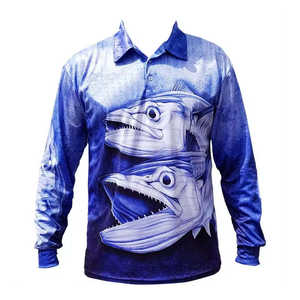 Camisetas de Pesca Personalizadas de Manga Larga, Sublimadas, Unisex, de Secado Rápido, Impermeables, Resistentes al Viento, con Protección Solar UPF 50, Cómodas y Transpirables, Precio de Fábrica - Product Image 5