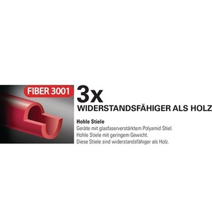 Herramienta de Jardín Frankfurt POLET 3001, Tamaño 5, 300 x 270 mm, Pala con Mango de Fibra - Product Image 3