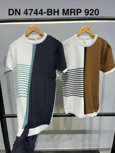 Camiseta de jeans de moda en tela de punto suave con tamaño libre Ropa casual cómoda y elegante para distribuidores mayoristas a granel - Product Image 2