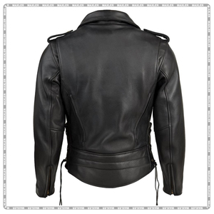 Veste de moto en cuir pour femmes approuvée CE | Veste de motard durable | Veste d'équitation élégante pour la sécurité - Product Image 2