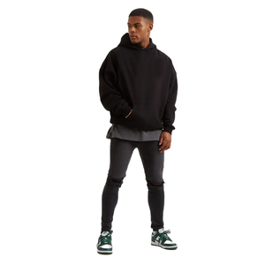 Wholesale Heavyweight Material Men Oversized <b>Hoodie</b> Private Label Men Comfortable Quick Dry Oversized Hoodies - Product Image 5