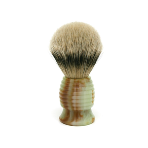 Kit de rasage de cheveux de blaireau pour hommes en corne de haute qualité pour hommes pinceaux de rasage au meilleur prix - Product Image 3