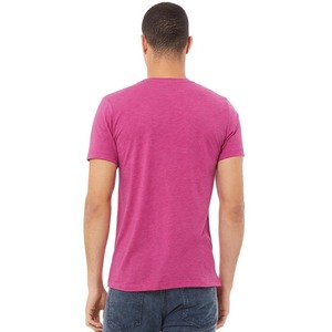 Bella + Canvas T-shirt unisexe à manches courtes en trois mélanges doux T-shirt coupe moderne 3413 - Product Image 3