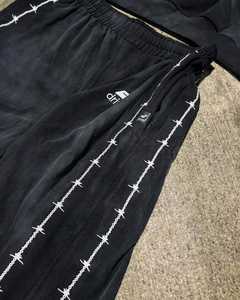 Customized High Quality Winter Screen Print Black Color Side Printed Jogger Suit <b>Zip</b> Jacket <b>Shorts</b> 100% Cotton Tracksuit For Men - Product Image 5
