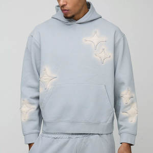 Sweat à capuche vieilli imprimé de logo professionnel personnalisé et couleur grande taille Vente en ligne Sweat à capuche vieilli à manches longues - Product Image 1