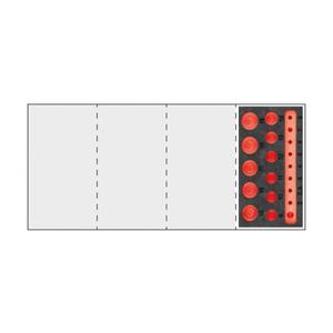 Module de mousse naturelle bicolore USAG, module de mousse vide pour 519 M 458 - Product Image 1