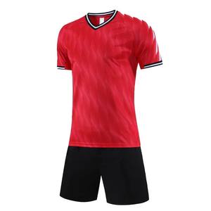 ชุดเสื้อฟุตบอลแบบระเหิดชุดเสื้อฟุตบอลผ้าโพลีเอสเตอร์น้ำหนักเบา100% โลโก้ได้ตามต้องการสำหรับผู้ใหญ่ทุกเพศ - Product Image 4