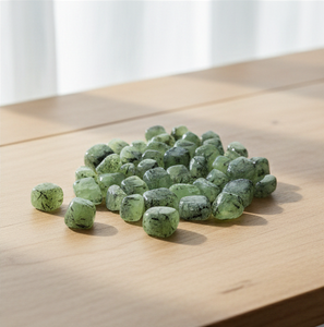 Piedras Preciosas Sueltas de Prehnita Verde Natural, Joyería GRV, Tasación por Terceros, Fábrica de Joyería Decorativa - Product Image 4