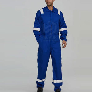Hi Vis <b>Reflective</b> FR <b>Safety</b> <b>Clothing</b> Durable Construction <b>Safety</b> Uniform Coverall in Wholesale Price - Product Image 1