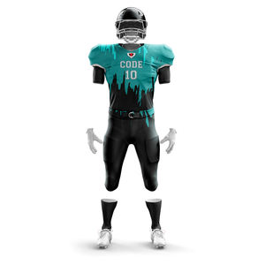 Conjunto de Jersey y pantalones de fútbol americano Premium personalizado de talla grande de manga corta transpirable para un rendimiento óptimo - Product Image 2