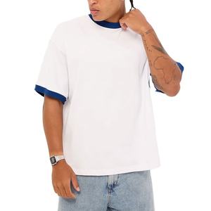 Camiseta Holgada Unisex de Corte Largo, de Secado Rápido, Anti-Pilling, para Verano, de Moda, Superventas, Lisa, Oversize para Hombre - Product Image 1