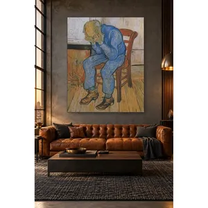 Impression sur toile Fida Van Gogh Vieil homme avec la tête dans les mains - Product Image 4