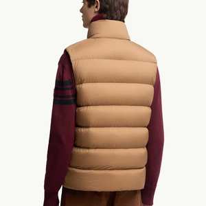 Chaleco Acolchado Informal de Lona Transpirable, Impermeable y Aislante para Invierno, de Alta Calidad, Hecho en Fábrica, Ecológico para Hombre - Product Image 2
