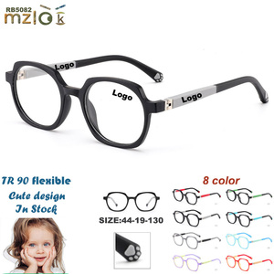 Mizilook-RB5082卸売り可愛い猫爪デシンフレキシブルキッズTr90光学メガネフレーム透明メガネ - Product Image 2