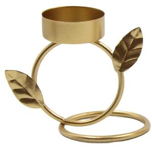 Bougeoir décoratif en métal de luxe moderne élégamment conçu pour les événements formels mariage église automne vacances et décoration intérieure - Product Image 2