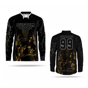 Conjuntos de camisetas de Paintball transpirables resistentes a la luz personalizadas, Jersey estampado con logotipo por sublimación, incluye pantalones superiores, equipos - Product Image 4