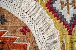 พรมขนสัตว์กันลื่นหรูหรามาใหม่พรมผ้าฝ้ายทอมือคุณภาพสูงสำหรับห้องนั่งเล่นห้องนอนชุดพรมพื้นที่สวดมนต์ - Product Image 5