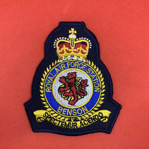 Écusson brodé personnalisé ANALYSIS & RESEARCH CELL, insigne pour casquette universitaire, tissu sergé, bordure adhésive Merrow - Product Image 2