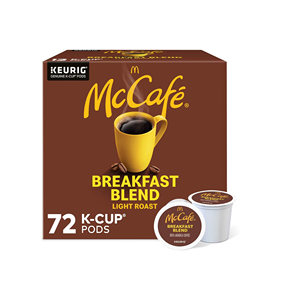 แมคคาเฟ่ เบรกฟาสท์ เบลนด์ กาแฟสำเร็จรูปแบบแคปซูลสำหรับเครื่องคีรูก คี-คัพ พอดส์ คั่วอ่อน 72 แคปซูล - Product Image 1
