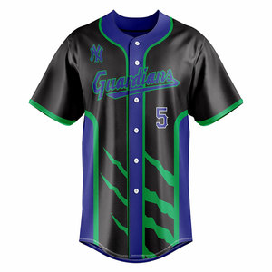 Jersey de Béisbol Personalizado con Nombre Impreso, Transpirable, Ligero, 100% Poliéster, Ropa Deportiva para Tallas Grandes, Nuevo - Product Image 1