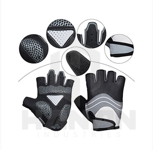 Guantes transpirables de medio dedo Guantes de ciclismo cómodos de Pakistán Guantes deportivos de protección completa de medio dedo - Product Image 6