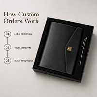 Carnet à couverture rigide en cuir PU personnalisé avec logo en relief, journal/agenda personnalisé OEM/ODM pour cadeaux d'entreprise