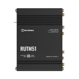 เราเตอร์อุตสาหกรรม 5G Teltonika RUTM51, 5x GbE, รองรับซิมคู่, Wi-Fi 5 - Product Image 3