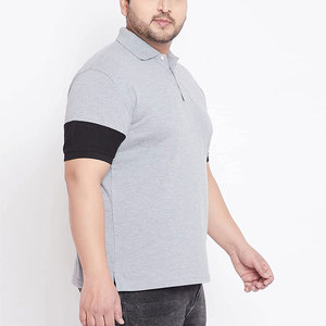 Unisex personalizado para camisetas de polo Jersey de los hombres patrón sólido bordado de algodón de manga corta de talla grande al por mayor para hombre para Polo Shi - Product Image 2