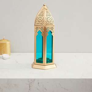 Faroles Colgantes de Metal con Acabado de Color y Diseño de Múltiples Formas para Decoración del Hogar, Portavelas de Metal - Product Image 2