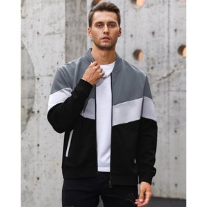 Veste universitaire pour hommes manches en cuir véritable et laine mélangée Letterman Boys College Varsity Jackets XS-5XL - Product Image 3