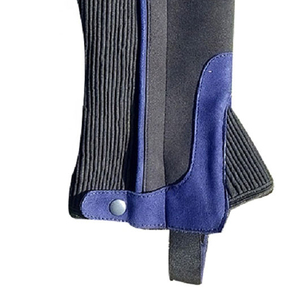 Cuero de piel de vaca genuina Half Chaps Equipo de equitación de alta calidad Los mejores Chaps de cuero genuino para la venta - Product Image 6