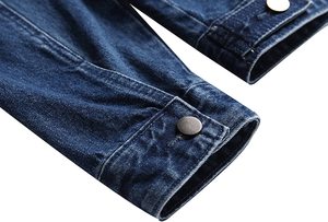 Vestes en jean en coton pour hommes Vêtements pour hommes Vestes et manteaux grande taille pour hommes - Product Image 4