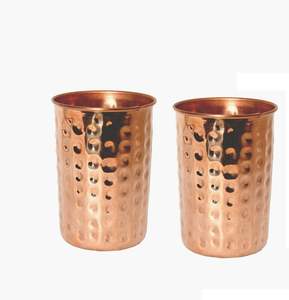 Vasos de Cobre Ecológicos al por Mayor con Pajita y Tapa para Bares y Restaurantes, Empaque con Logotipo Personalizado, la Mejor Calidad Pulida - Product Image 4