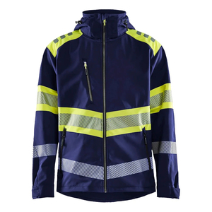 Hombres de alta visibilidad de trabajo Softshell Chaquetas Hombres Seguridad Reflectante Ropa DE TRABAJO Chaquetas DE SEGURIDAD DE CONSTRUCCIÓN - Product Image 4