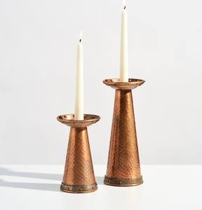 Acube Industries Handmade Gold Aluminum Metal <b>Candle</b> Holder Stand Elegant Iron Design Durable <b>Pillar</b> Candelabra Other <b>Candle</b> - Product Image 2
