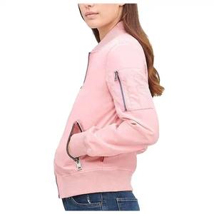 2025 0DM/ODMComfortable Fit à manches longues vêtements d'hiver femmes Bomber veste nouveau Design taille personnalisée vestes pour femmes - Product Image 1