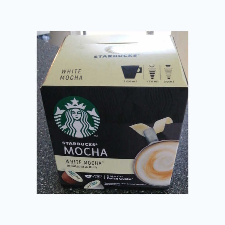 High quality Starbucks Nescafe Dolce Gusto White Mocha 123g in cheap price ideal for bulk purchase
