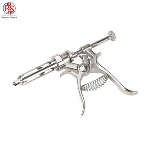 Jeringa Revolver Multidosis de 50 ml, Jeringa Revolver Multidosis Ajustable, Herramienta de Salud Animal de Metal Resistente - Product Image 1